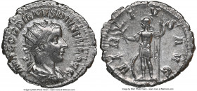Gordian III (AD 238-244). AR antoninianus (22mm, 3.45 gm, 5h). NGC XF. Rome, 3rd issue, AD 240. IMP GORDIANVS PIVS FEL AVG, radiate, draped, and cuira...