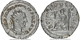 Philip I (AD 244-249). AR antoninianus (22mm, 3.70 gm, 12h). NGC MS 4/5 - 3/5. Rome, AD 244-247. IMP M IVL PHILIPPVS AVG, radiate, draped and cuirasse...