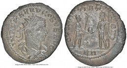 Probus (AD 276-282). BI antoninianus (22mm, 4.26 gm, 11h). NGC MS 5/5 - 2/5. Tripolis, 1st emission, ca. AD 276. IMP C M AVR PROBVS AVG, radiate, drap...