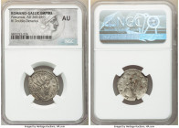 Postumus, Romano-Gallic Empire (AD 260-269). BI antoninianus (22mm, 12h). NGC AU. Trier. IMP C POSTVMVS P F AVG, radiate, draped, cuirassed bust of Po...