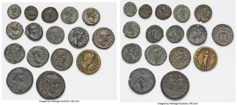 ANCIENT LOTS. Mixed. Lot of sixteen (16) AE issues. Choice Fine-Choice VF. Inclu...