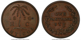 British Administration Farthing Token 1836 AU58 Brown PCGS, KM-Tn1. One year type. 

HID09801242017

© 2022 Heritage Auctions | All Rights Reserve...