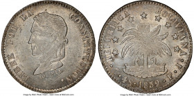 Republic 4 Soles 1859 PTS-FJ MS61 NGC, Potosi mint, KM123.3. Gray and gold toning with underlying luster. 

HID09801242017

© 2022 Heritage Auctio...
