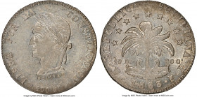 Republic 8 Soles 1863 PTS-FP AU55 NGC, Potosi mint, KM138.6. REPUBLICA BOLIVIANA not BOLIVANA as marked on holder. 

HID09801242017

© 2022 Herita...