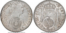 Minas Gerais. João Prince Regent Counterstamped 960 Reis ND (1808) VF Details (Cleaned) NGC, KM251.1. C/S (AU Standard). Counterstamped on a Charles I...