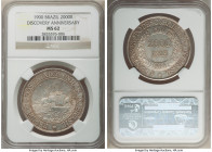 Republic "Discovery Anniversary" 2000 Reis 1900 MS62 NGC, KM501. 400th anniversary of the Discovery. 

HID09801242017

© 2022 Heritage Auctions | ...