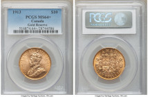 George V gold 10 Dollars 1913 MS64+ PCGS, Ottawa mint, KM27. Gold Reserve. AGW 0.4837 oz. 

HID09801242017

© 2022 Heritage Auctions | All Rights ...