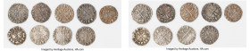 Principality of Antioch 9-Piece Lot of Uncertified Bohemond Era "Helmet" Deniers ND (1163-1201) VF, Average size 18.0mm. Average weight 0.91gm. 

HI...