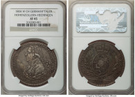 Hohenzollern-Hechingen. Hermann Friedrich Otto Taler 1804 W-CH XF45 NGC, KM35, Dav-715. A seldom seen type with a mintage of 2,000 pieces. Toned with ...