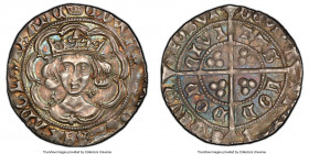 Edward IV (1st Reign, 1461-1470) Groat ND (1467-1468) AU53 PCGS, London mint, Light Coinage issue, S-2001. Includes old dealer envelope. 

HID098012...