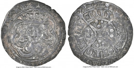 Henry VII (1485-1509) 1/2 Groat (2 Pence) ND (1493-1495) XF Details (Environmental Damage) NGC, York mint, lis mm, S-2213. 0.90gm. 

HID09801242017...