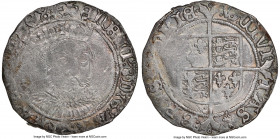 Henry VIII (1509-1547) Groat ND (1544-1547) XF Details (Bent, Cleaned) NGC, Bristol mint, WS monogram mm, Third Coinage, S-2372. 2.38gm. Includes old ...