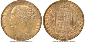 Victoria gold "Shield" Sovereign 1873 AU58 NGC, KM752. AGW 0.2355 oz. 

HID09801242017

© 2022 Heritage Auctions | All Rights Reserved