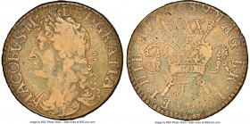 James II Gunmoney 1/2 Crown 1689 VF Details (Obverse Damage) NGC, S-6579k. Dated Feb: 1689. 

HID09801242017

© 2022 Heritage Auctions | All Right...