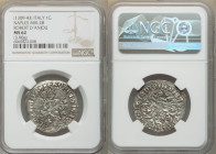 Naples & Sicily. Robert d'Anjou Gigliato ND (1309-1343) MS62 NGC, MIR-28. 28mm. 3.90gm. 

HID09801242017

© 2022 Heritage Auctions | All Rights Re...