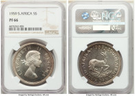 Elizabeth II Proof 5 Shillings 1959 PR66 NGC, Pretoria mint, KM52.

HID09801242017

© 2022 Heritage Auctions | All Rights Reserved