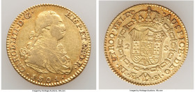 Charles IV gold 2 Escudos 1801/791 M-FA VF, Madrid mint, KM435.1, Cal-1299. 22.4mm. 6.70gm. 

HID09801242017

© 2022 Heritage Auctions | All Right...