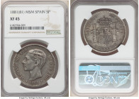 Alfonso XII 5 Pesetas 1881(81) MS-M XF45 NGC, Madrid mint, KM676.

HID09801242017

© 2022 Heritage Auctions | All Rights Reserved