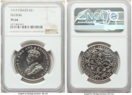 British Colony. George V Proof Restrike Dollar 1919 PR64 NGC, Bombay mint, KM33. Deep mirrored surface. 

HID09801242017

© 2022 Heritage Auctions...