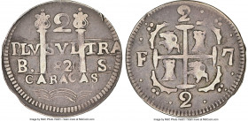 Caracas. Provincial 2 Reales 1820-BS VF30 NGC, Caracas mint, KM-C6.1. Lion upper left. Royalist issue. 

HID09801242017

© 2022 Heritage Auctions ...