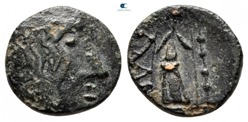 Eastern Europe. Imitation of greek coinage 200-100 BC. 
Bronze Æ 

18 mm, 1,4...