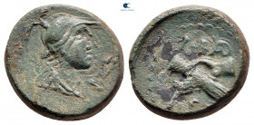 Lucania. Paestum circa 90-44 BC. Semis Æ