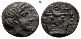 Macedon. Bottiaiai (Spartolos mint) circa 385-350 BC. Bronze Æ