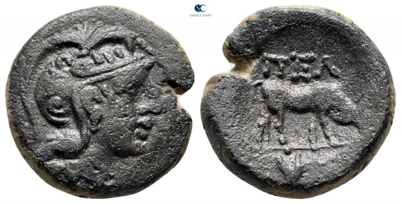 Macedon. Pella circa 187-168 BC. 
Bronze Æ

19 mm, 6,40 g



very fine