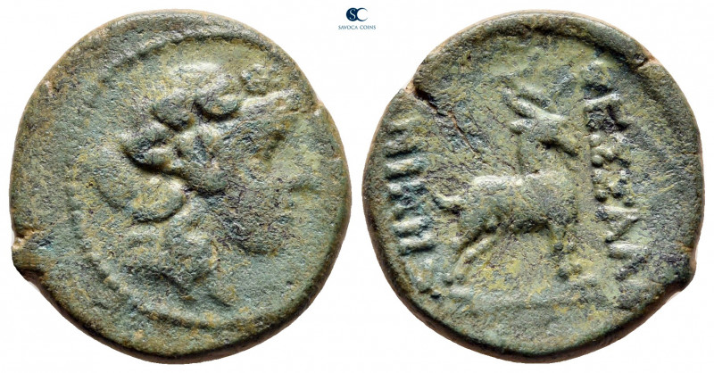 Macedon. Thessalonica circa 187-131 BC. 
Bronze Æ

20 mm, 5,60 g



nearl...