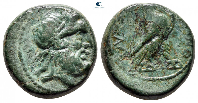 Macedon. Thessalonika circa 187-167 BC. 
Bronze Æ

17 mm, 6,68 g



very ...