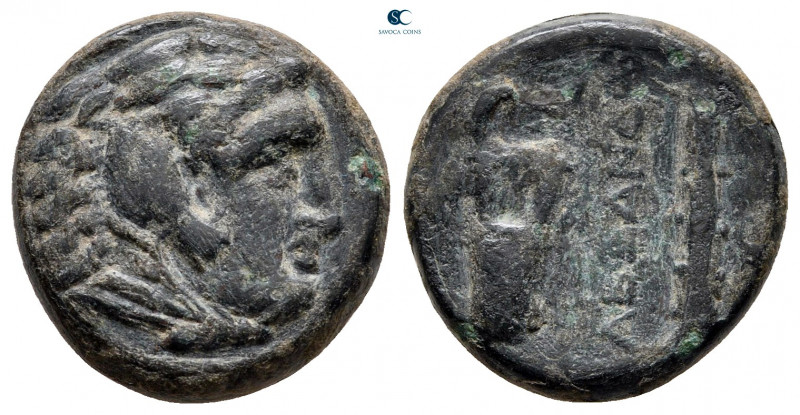 Kings of Macedon. Uncertain mint. Alexander III "the Great" 336-323 BC. 
Bronze...