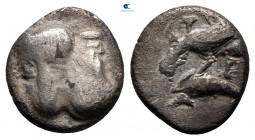 Moesia. Istrus circa 450-300 BC. 1/4 Drachm AR