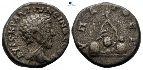 Cappadocia. Caesarea. Marcus Aurelius AD 161-180. Didrachm AR