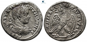 Seleucis and Pieria. Antioch. Elagabal AD 218-222. Billon-Tetradrachm