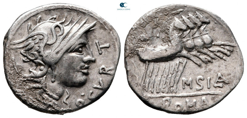 Q. Curtius and M. Sergius Silus 116-115 BC. Rome
Denarius AR

20 mm, 3,76 g
...