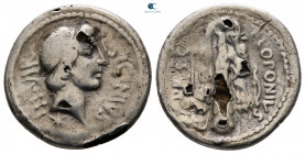 Q. Sicinius and C. Coponius 49 BC. Rome. Fourreè Denarius