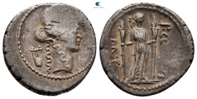 P. Clodius M.f. Turrinus 42 BC. Rome. Denarius AR