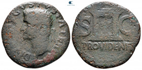 Divus Augustus after AD 14. Struck under Tiberius. Rome. As Æ
