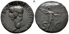 Claudius AD 41-54. Rome. As Æ