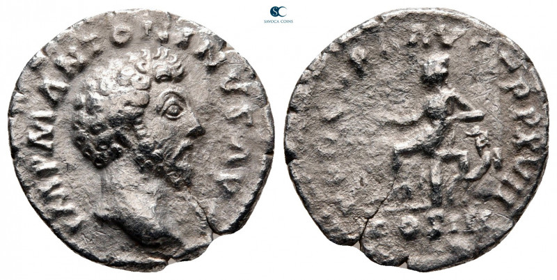 Marcus Aurelius AD 161-180. Rome
Denarius AR

17 mm, 1,84 g



fine