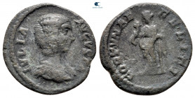 Julia Domna. Augusta AD 193-217. Rome. Fourreé Denarius Æ