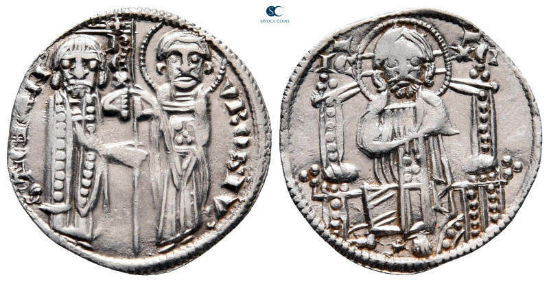 Serbia. Stefan Uroš II Milutin AD 1282-1321. 
Dinar AR

20 mm, 2,19 g



...