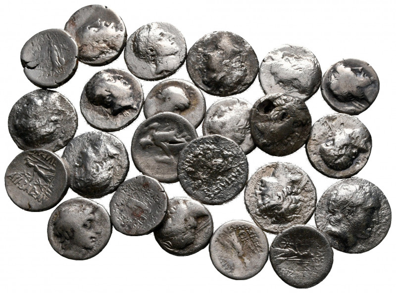 Lot of ca. 23 greek silver drachms / SOLD AS SEEN, NO RETURN! 

fine