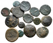 Lot of ca. 16 greek bronze coins / SOLD AS SEEN, NO RETURN!
fine