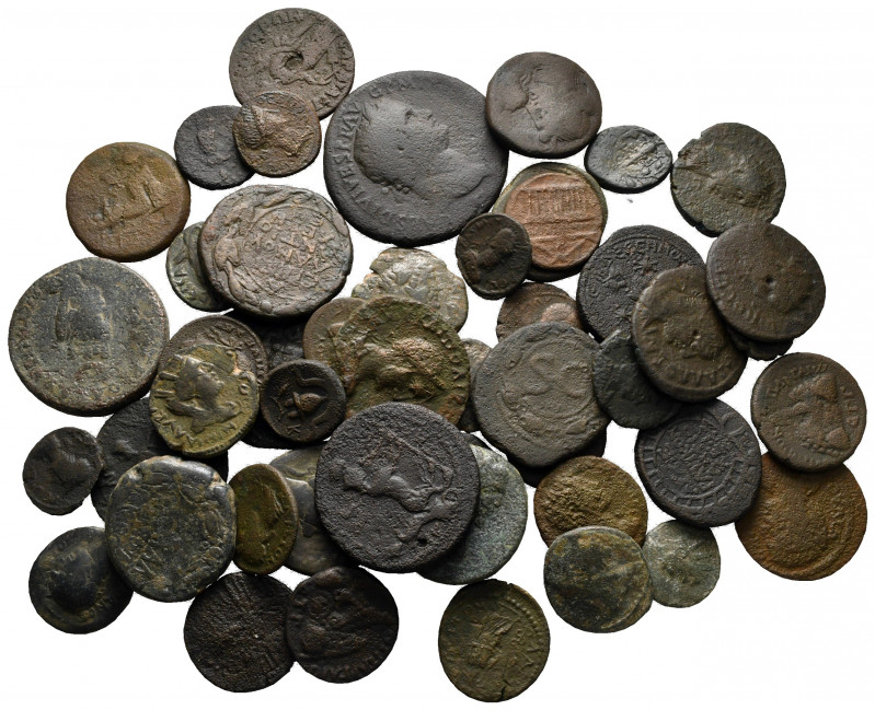 Lot of ca. 50 roman provincial bronze coins / SOLD AS SEEN, NO RETURN!

nearly...