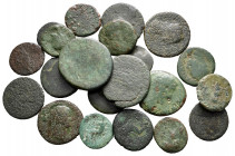 Lot of ca. 22 roman bronze coins / SOLD AS SEEN, NO RETURN!fine