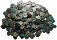 Lot of ca. 500 late roman bronze coins / SOLD AS SEEN, NO RETURN!fine