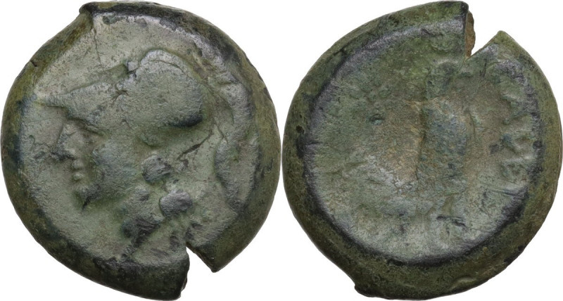 Greek Italy. Samnium, Southern Latium and Northern Campania, Cales. AE 19 mm. Af...