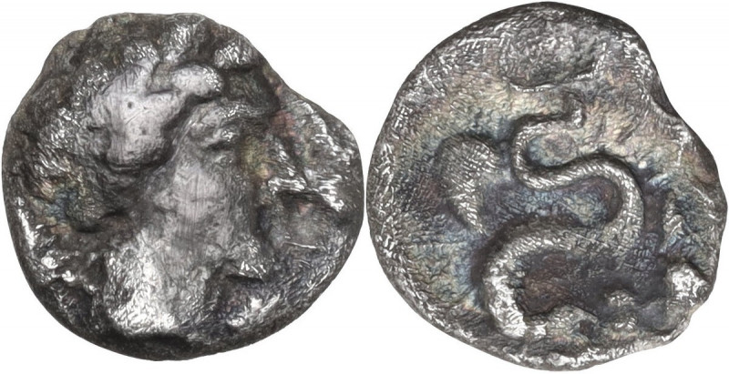 Greek Italy. Central and Southern Campania, Allifae. AR Obol, c. 325-275 BC. Obv...