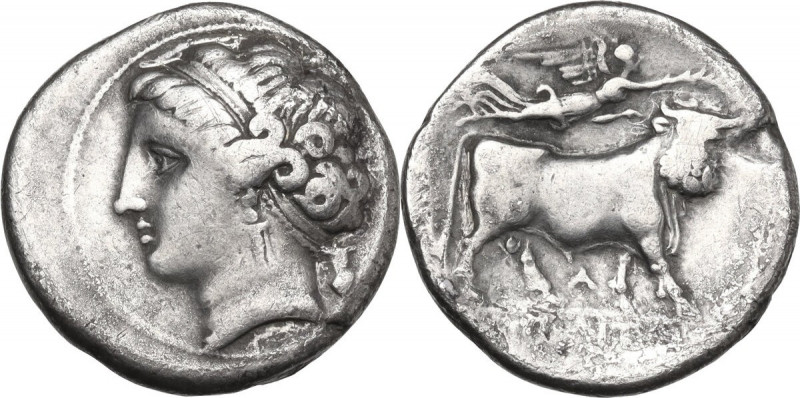 Greek Italy. Central and Southern Campania, Neapolis. AR Didrachm, c. 290-250 BC...